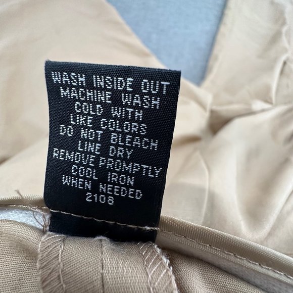 Rafaella Woman Cropped Pants Modern Fit British Khaki Tan Stretch Plus 20W New - Picture 5 of 13